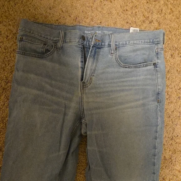 Old Navy Light Blue Athletic Taper Jeans - Picture 3 of 5